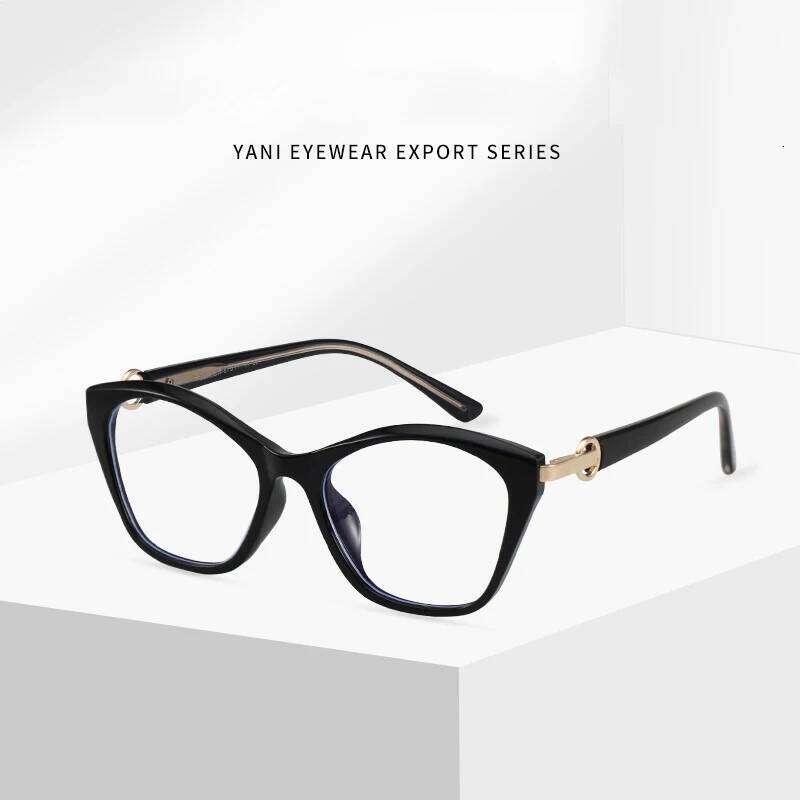 Cat Eye Glasses Women Anti-blue Eyewear New Fashion Polygon Ultra Light TR90 Transparent Optical Prescription Eyeglasses