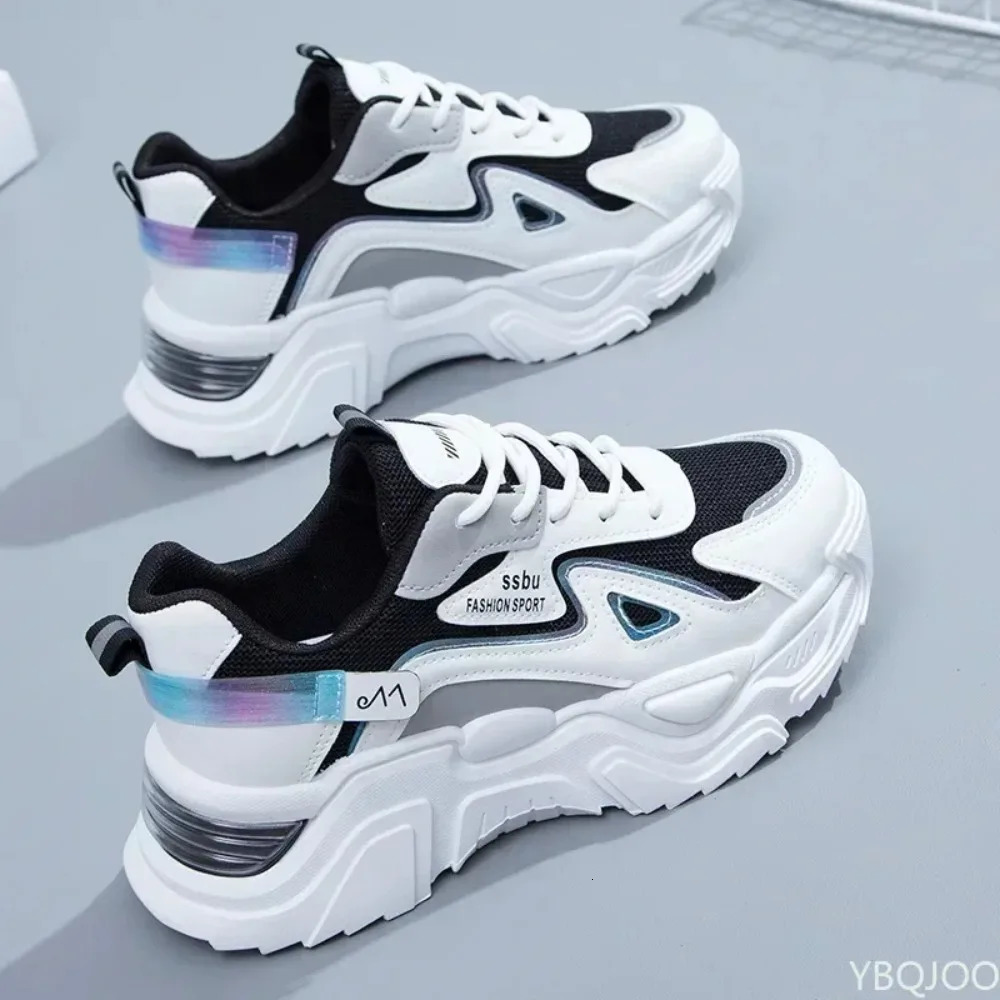 Sneakers Women Platform Flat Shoes Woman Shoes Green Casual Trainers Ladies Chunky Sneakers Women Shoes 250712