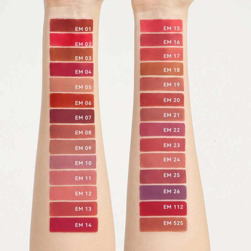 INTO YOU Feamle Heroine Veet and Cheek Dual-use d Soft Fog Matte Smooth Moisturizing Blush Lip Glaze Lipsticks