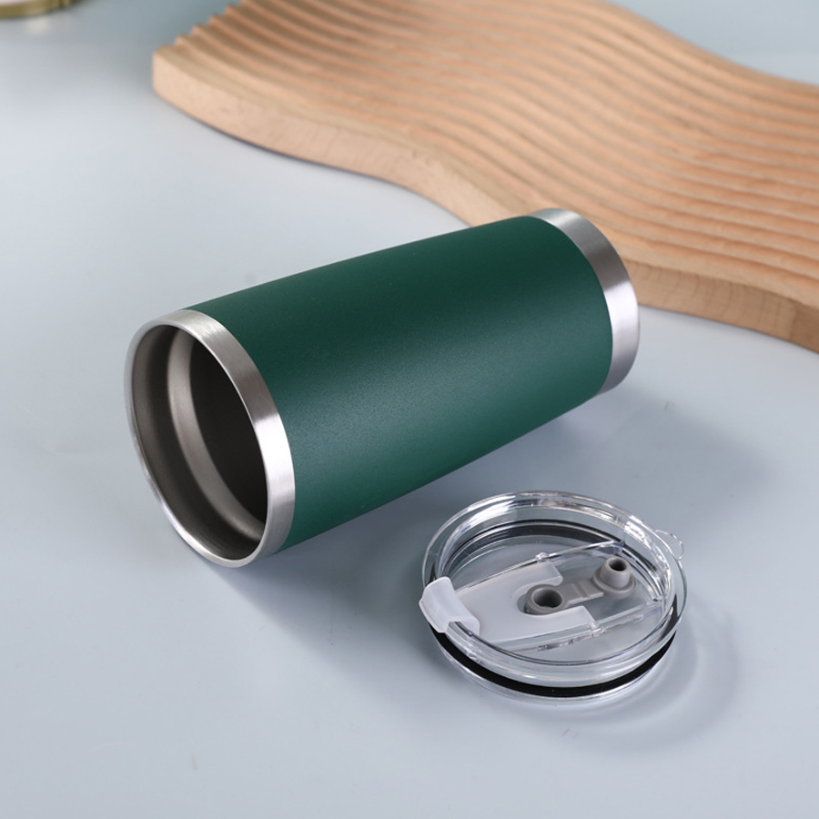 2025 NEW CIVAGO 20oz with Lid Stainless Steel Vacuum Insulated Water Coffee Tumbler Double Wall Powder Coated Spill-Proof Travel Beer Mug Thermal Cup 