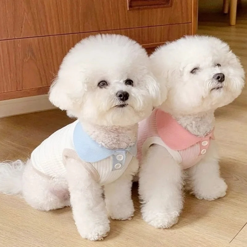 Summer Pet Dog Polo Shirt Breathable Clothes Fashion Puppy Vest Cute Solid Cat Soft Costumes Chihuahua Clothes 250711