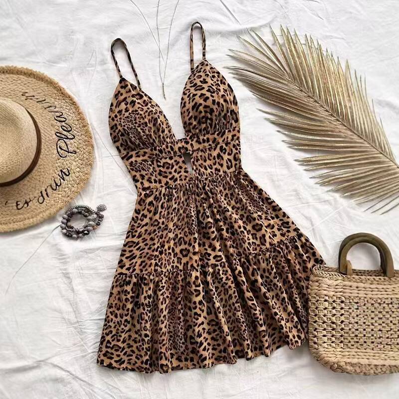 Dresses Summer 2025 New In Sleeveless Vacation Beach Womens Clothing Fashion Holiday Sexy Backless Mini Dress dongdumaoyi