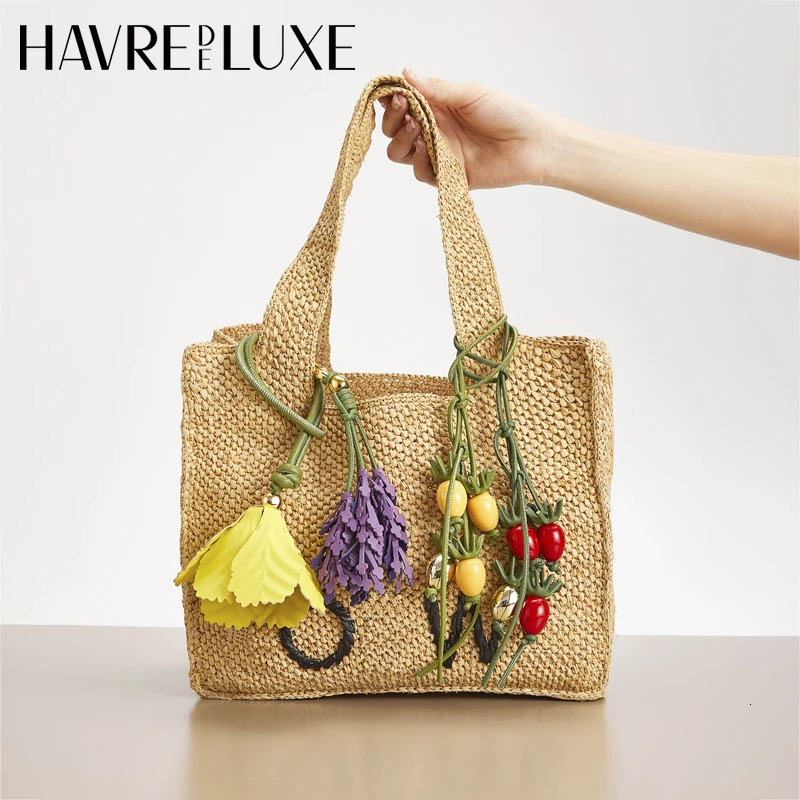 Lavender leather bag charm purple flower keychain bag pendant decoration high girl gift bag accessories 250715