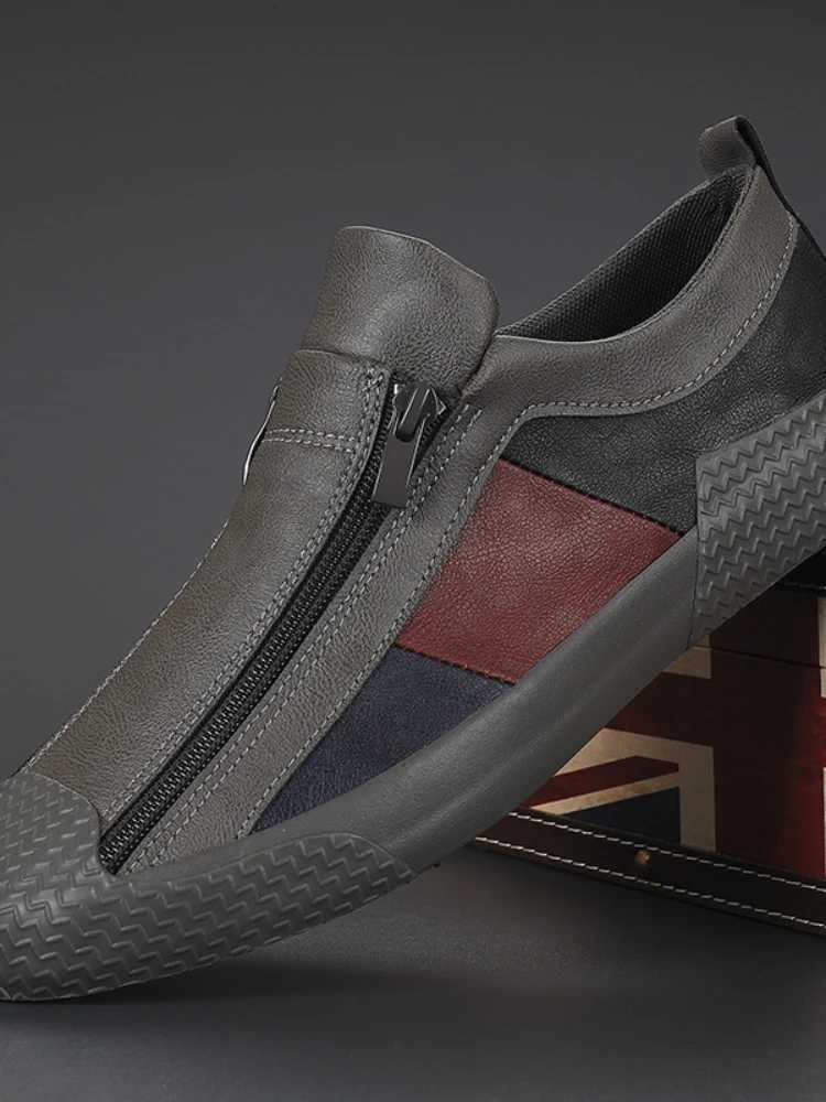 Handmade Leather Casual Shoes for Men Shoes Design Sneakers Man Comfortable Leather Shoes Men Loafers Hot Sale Moccasins Driving W250716