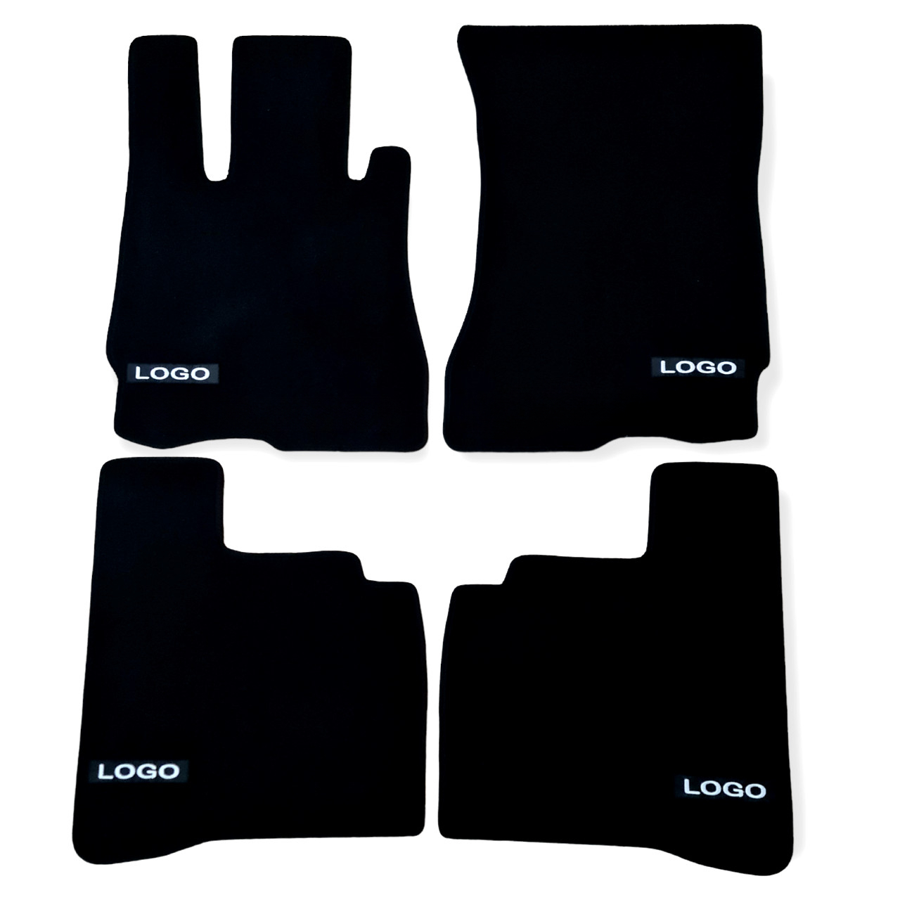 Car Floor Mats Velour For AMG Mercedes S Class W221 Auto Liners Waterproof Black