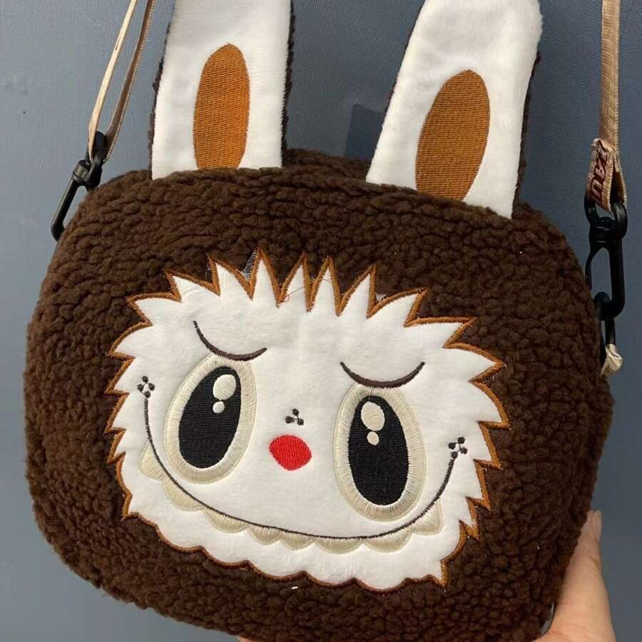Leather Bag Bucket Bag Tote Bag Fashion Women S Cartoon Cute Crossbody Fluffy Personality Trendy Mini Small Single Shoulder Bag