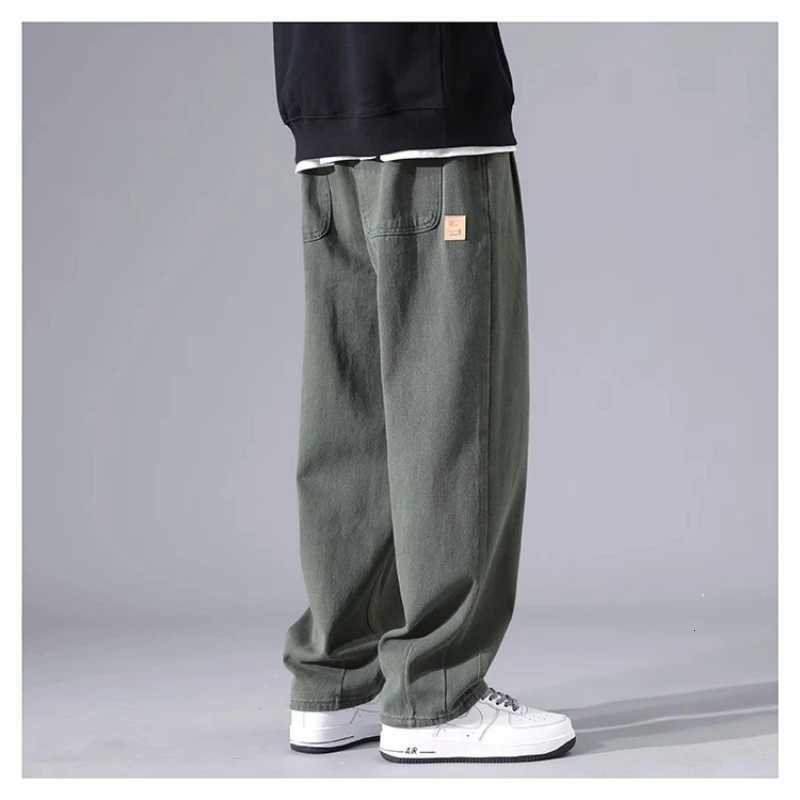 Mens Cargo Pants Summer Spring Cotton Workwear Cotton Large Size Casual Climbing Joggers Sweatpants Men Autumn Trousers y250716