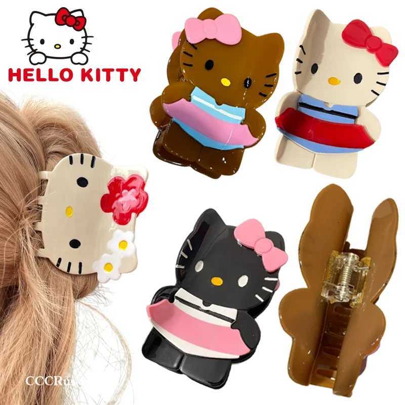 Sanrio Hello Kitty Claw Clip Cartoon Anime Hair Claw Women Hair Clips Sweet Girl Hairpin Fashion Hair Accessories Headwear w250716
