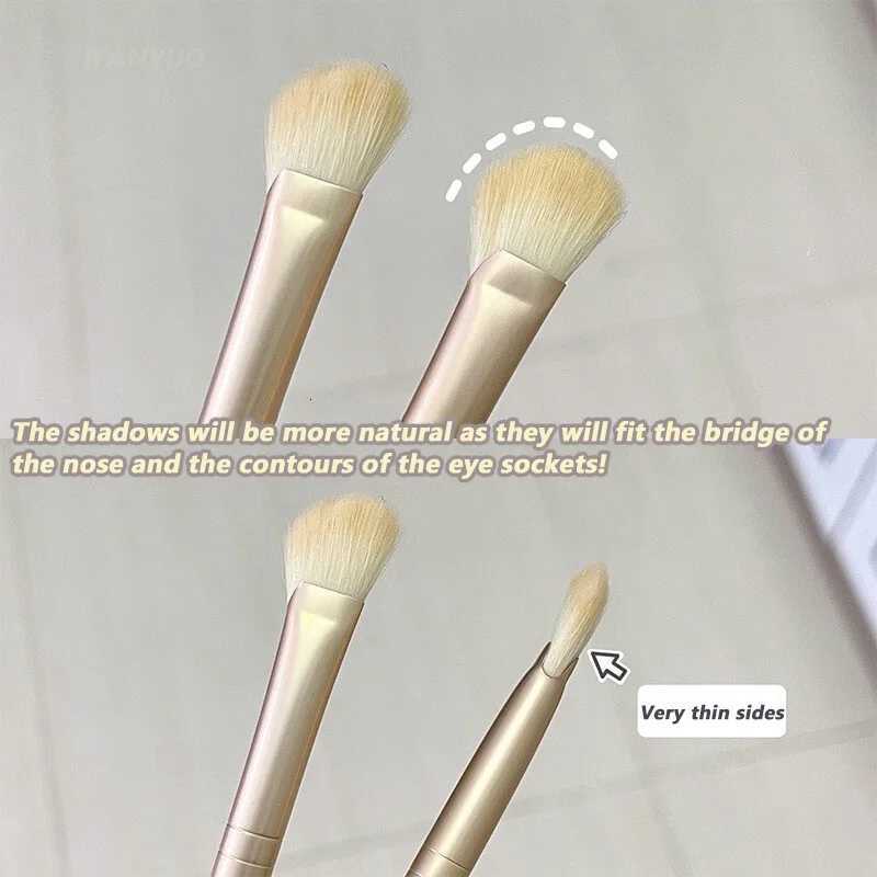 Angled Flat Head Nose Contouring Brush Multi-use Half Fan-shaped Sculpting Brush Highlight Powder Makeup Brushes Cosmetics ToolsXJ2500716