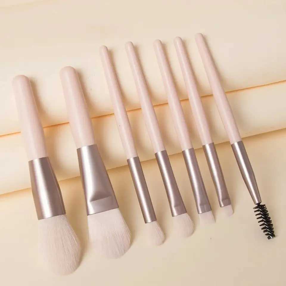 8Pcs Cosmetics Foundation Blush Powder Eyeshadow Blending Makeup Brush Soft Fluffy Makeup Brushes Beauty Tools Makeup Brushes XJ2500716