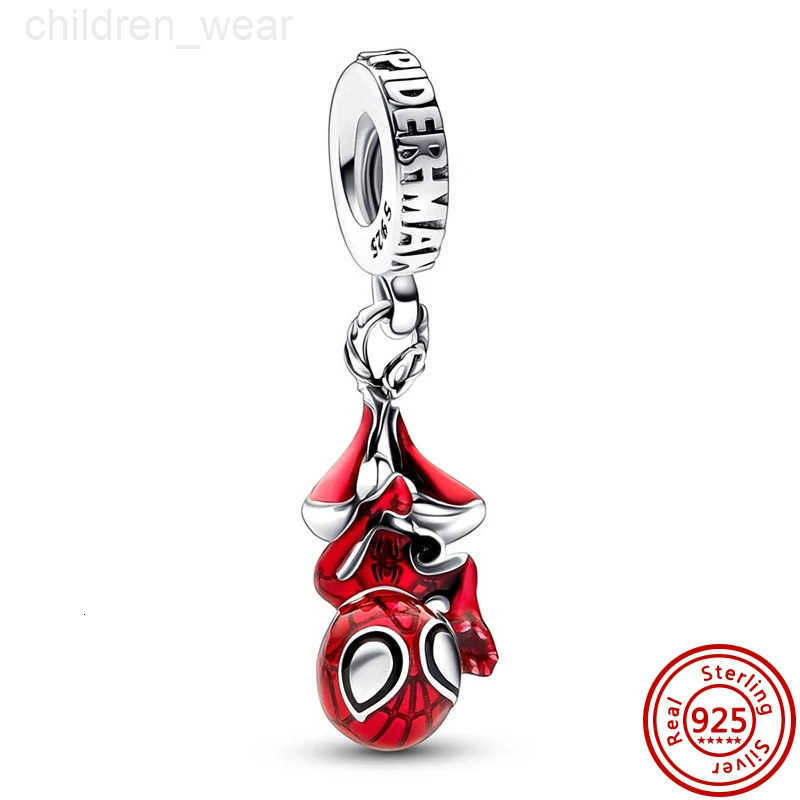 Disney S925 Sterling Silver Spiderman Mickey Minnie Charm Beads Fit Original Pantaro Charm Bracelet Women Jewelry Gift W20250716