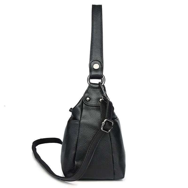 2025 Top-Grain Leather Crossbody Bag For Women Convertible Shoulder Purse, Multi-Pocket Organizer Fits Phone + Wallet