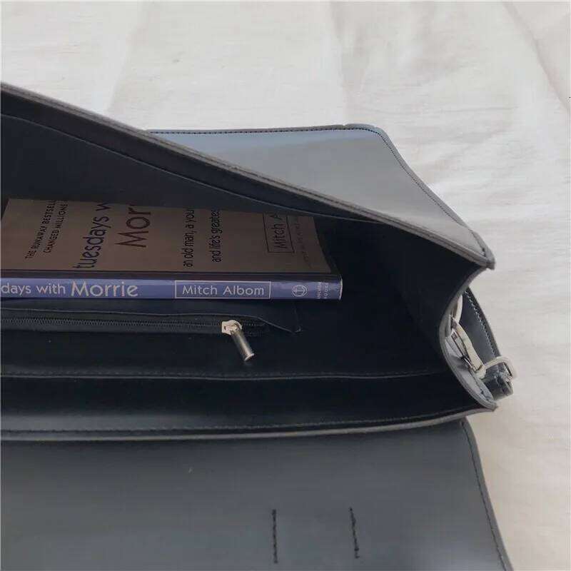 Korean Preppy Style Student School Pu Leather Female Messenger Bags Vintage Multifunctional Women Shoulder Bag Ladies Totes