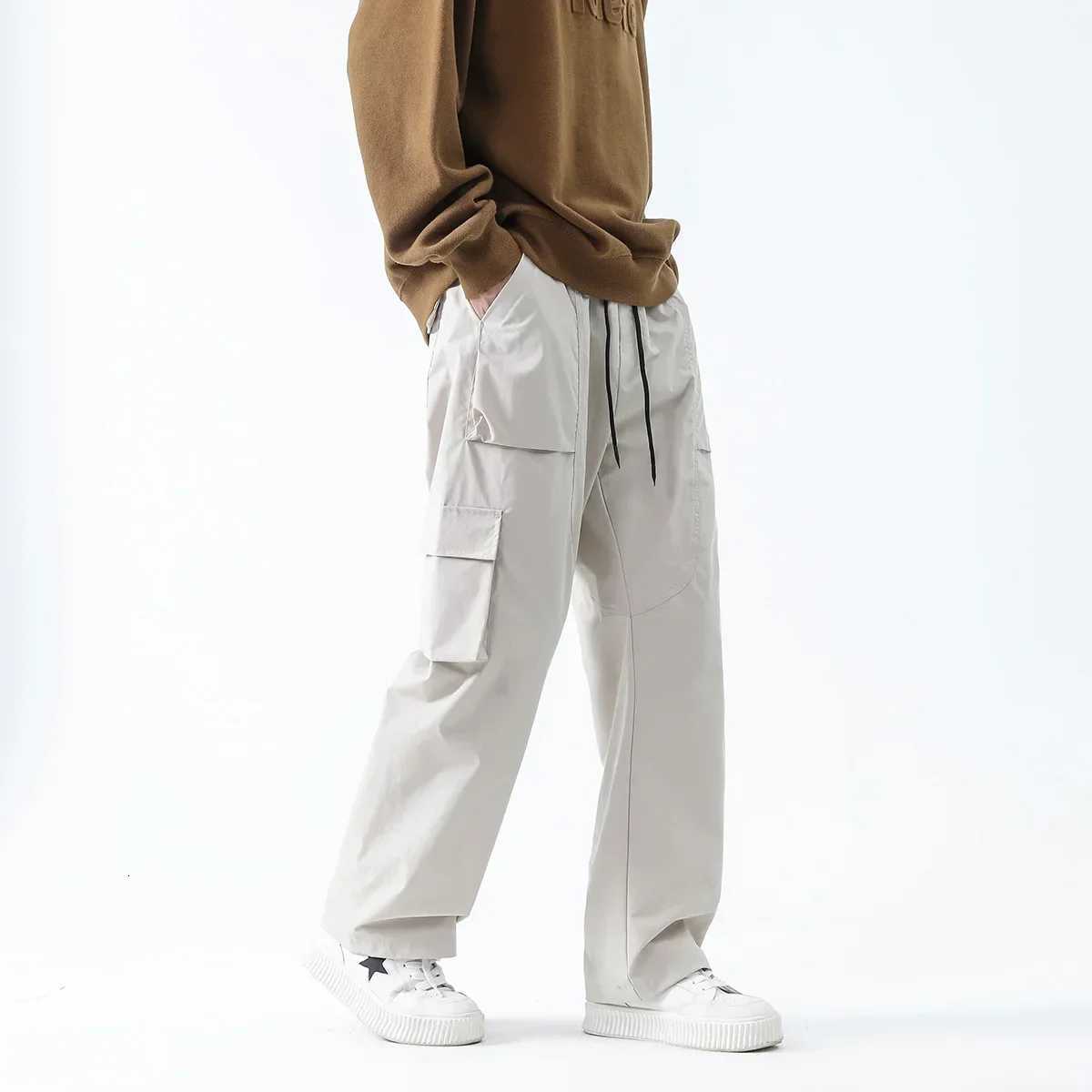 Streetwear Hip Hop Joggers Cargo Pants Men Multi-Pocket Elastic Waist Harem Trousers Male Harajuku Casual Woman Sweatpants y250716