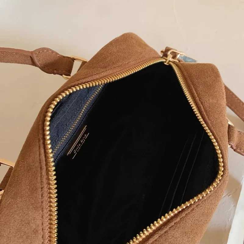 Vintage Picture Color Pillow Bag Womens Autumn and Winter Handbag Commuter Small Bag Shoulder Crossbody Bag