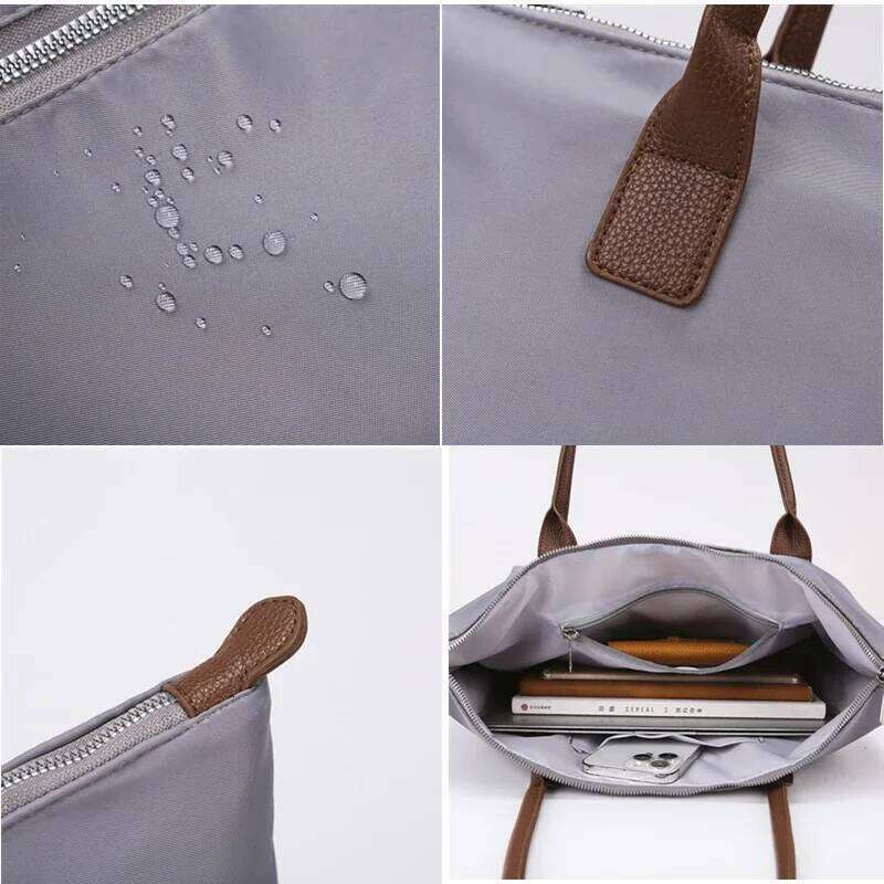 Large Capacity Canvas Tote Oxford Fashion Handbag New Women's Simple Shoulder Bag Female Waterproof Shopping Bags