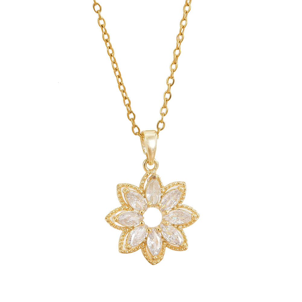 Sweet Forest Style Necklace For Women, Non-Fading, Unique Design, Fashion Pendant, Versatile, Elegant Titanium Steel Clavicle Chain Jewelry 778