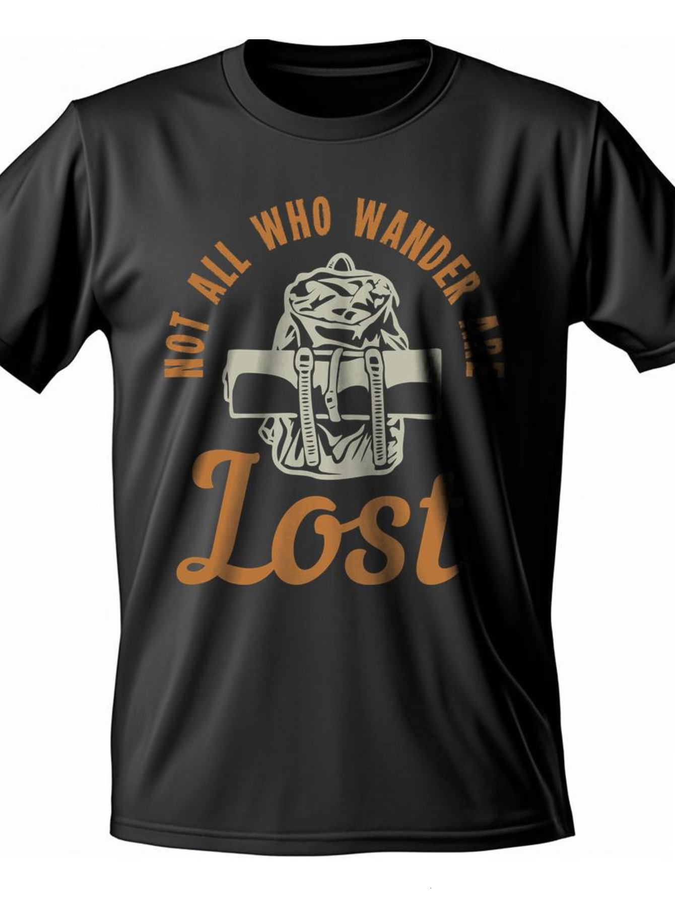 VogueEpoch 180g T Shirts Cotton text S-3XL Adult black White Short sleeve tiger Round collar Men Wed 46