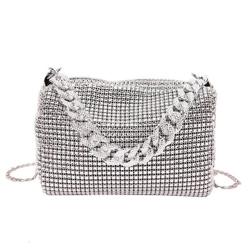 2025 New Bags Popular Korean Version Handbags Fashion Trend Bright Dia Messenger Niche