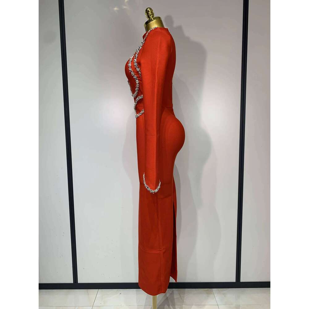 Women Sexy Sleeve Dias Maxi Long Bodycon Bandage Dress Celebrity Elegant Evening Party Birthday Dresses