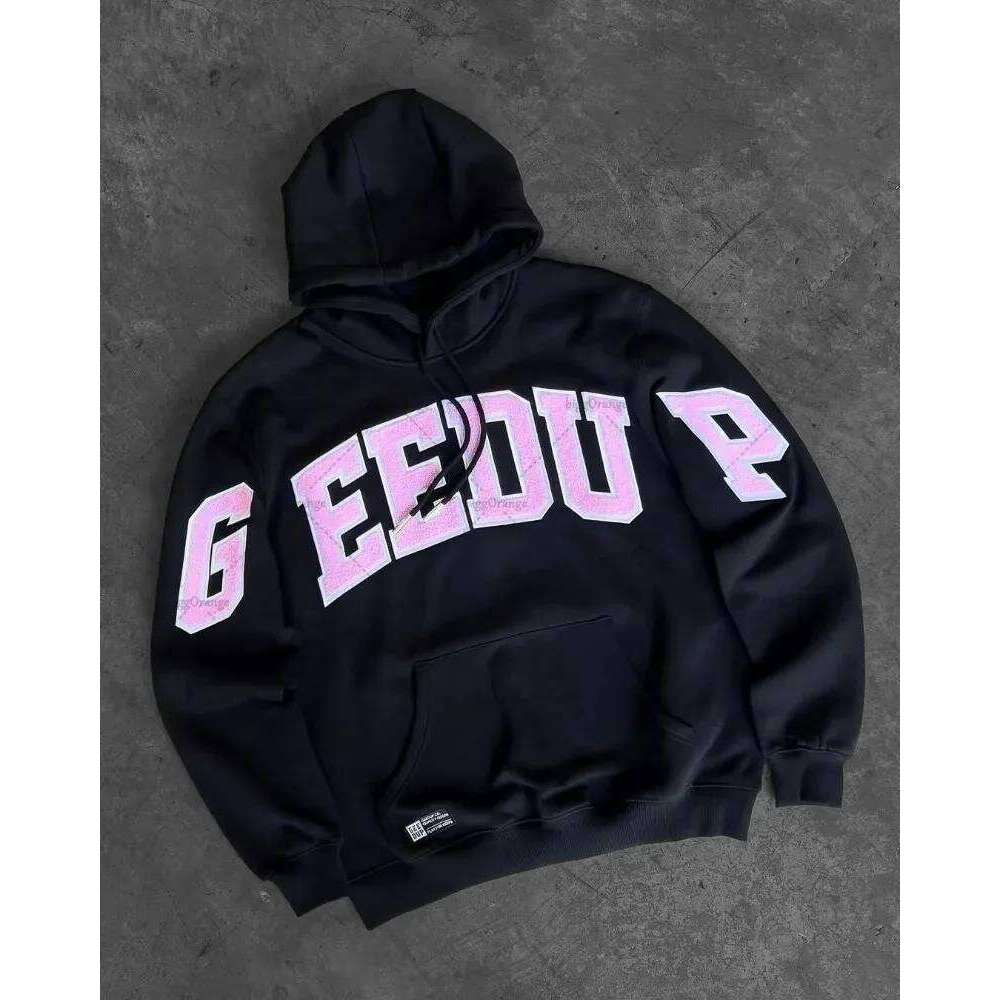 Designer Leisure High Quality American Colorful Color Letter Oversized Women's Fashion Loose Clothing Hoodie with Head Pocket Long Sleeve Sweatsh