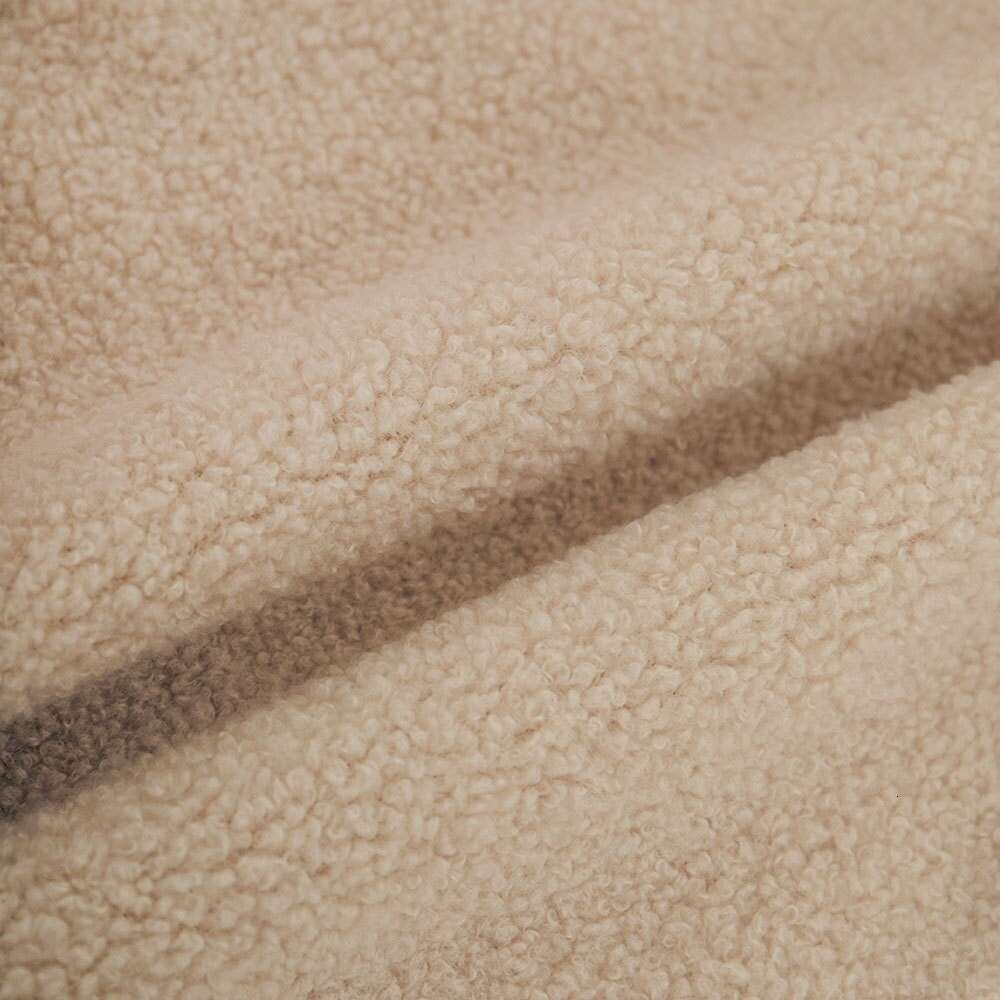 Lamb Wool Wide-Leg Autumn Winter New Women's Casual Elegant Commuter Loose Straight Pants B5
