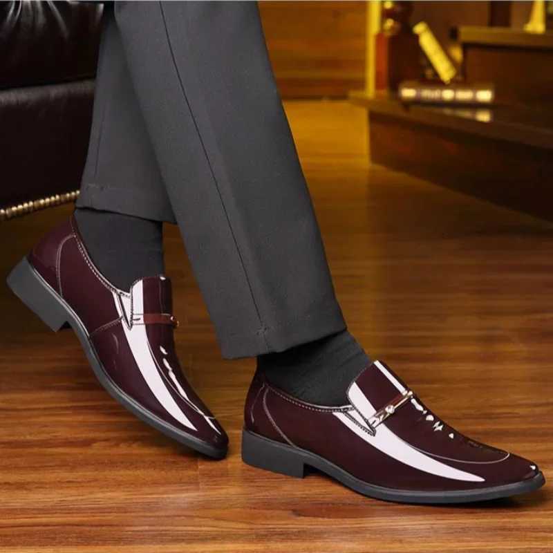 Leather Casual Social Shoe Male Business Official Cheap Liquidation Legitimate High Quality Fashion Mens Formal Shoes 39 Party Y250715