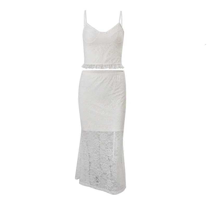 2-Piece Set WhereMery Sexy Off Shoulder Sleeveless Backless Halter Tops with Low-Waist Bodycon Skirts Elegant Summer Beach Party R250716