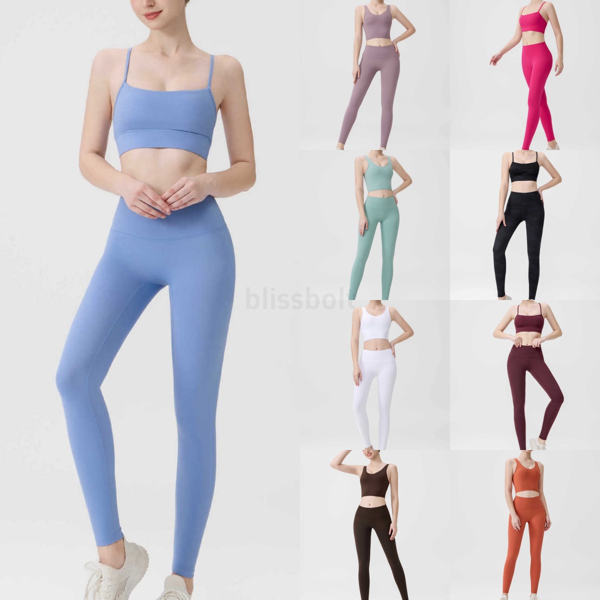 Free Shipping Yoga pants align leggings Women bra Cropped pants Outfits Lady Sports Ladies Exercise Fitness Wear Girls Running Leggings gym slim fit lemonize sets