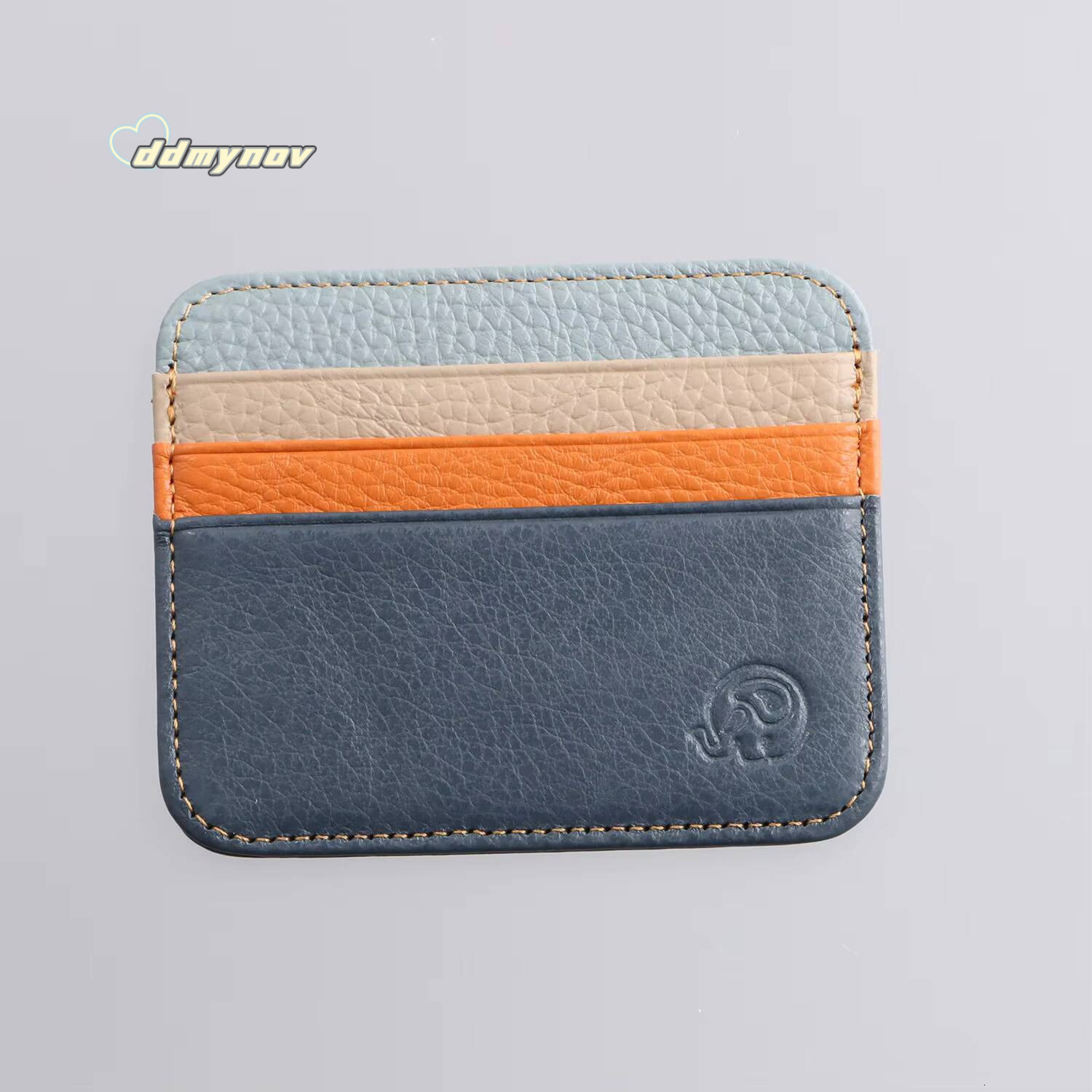 Wholesale Retro Leather Wallet Men Business Bank Holder Thin Credit Card Case Convenient Small Cards Pack Cash Pocket ddmynov
