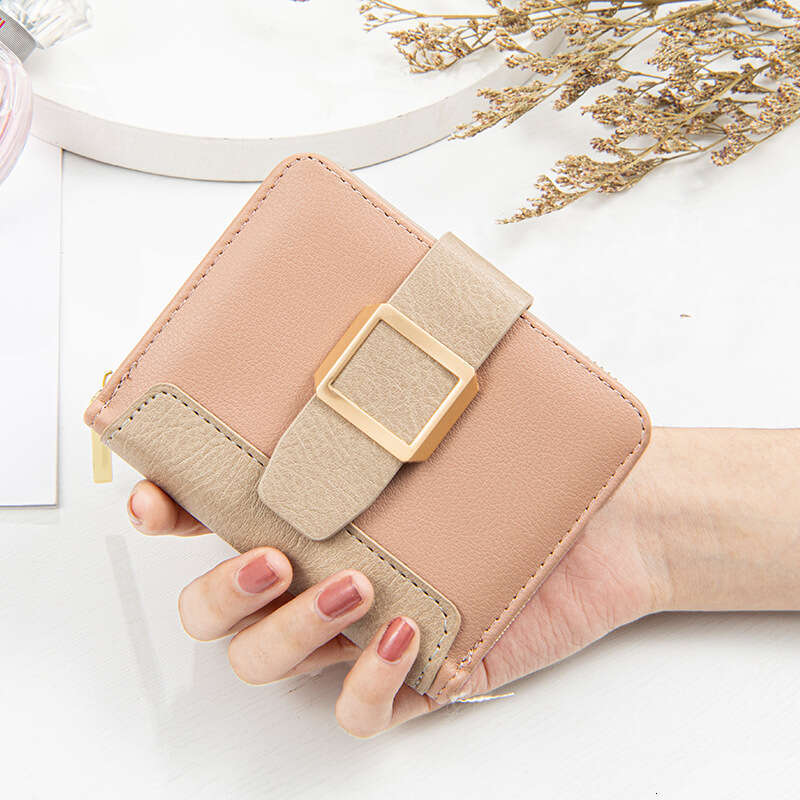 Small Zipper Wallet for Women Drawstring Coin Purse with Large Capacity Compact Money Holder Stylish and Lightweight