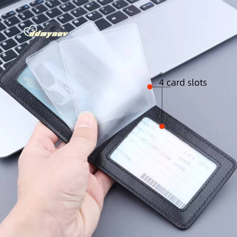 1/2/3/4card slots Pu Leather Driver License Holder On Cover For Car Driving Documents Business Id Pass Certificate Folder Wallet ddmynov