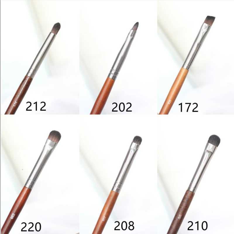 Professional Soft Makeup Brush Makeup Tools Liquid Foundation Concealer Makeup Brush Wooden Handle Brushes Beauty Tool Wholesale XJ2500716