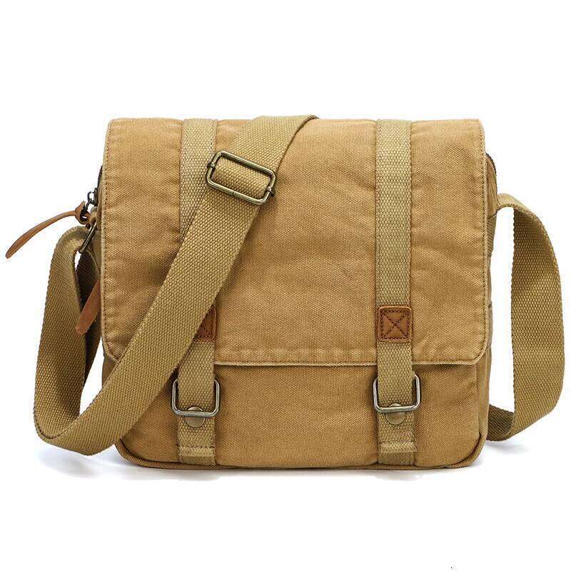 Fashion Canvas Single Shoulder Men Women Unisex Travel Crossbody Bag Outdoor Casual Satchel Vintage Messenger Bags