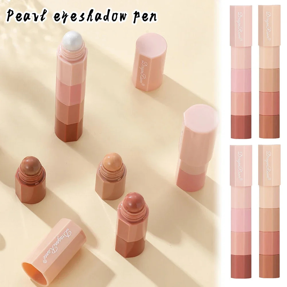 Eyeshadow Pencil Kit Velvet Matte Pigment Shimmer Highlight Makeup Combination Pink Brown Mini Eye Shadow Pen Cosmetic 250712
