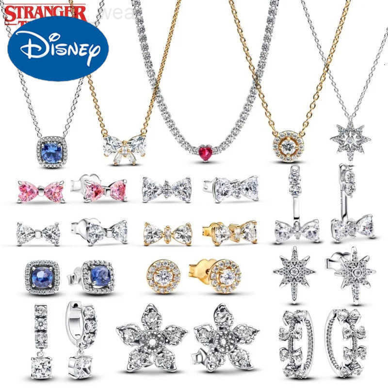 Disney Christmas Bow Earrings Stranger Things Series Earrings Suitable for Women Christmas DIY Gifts 2024 New W20250716