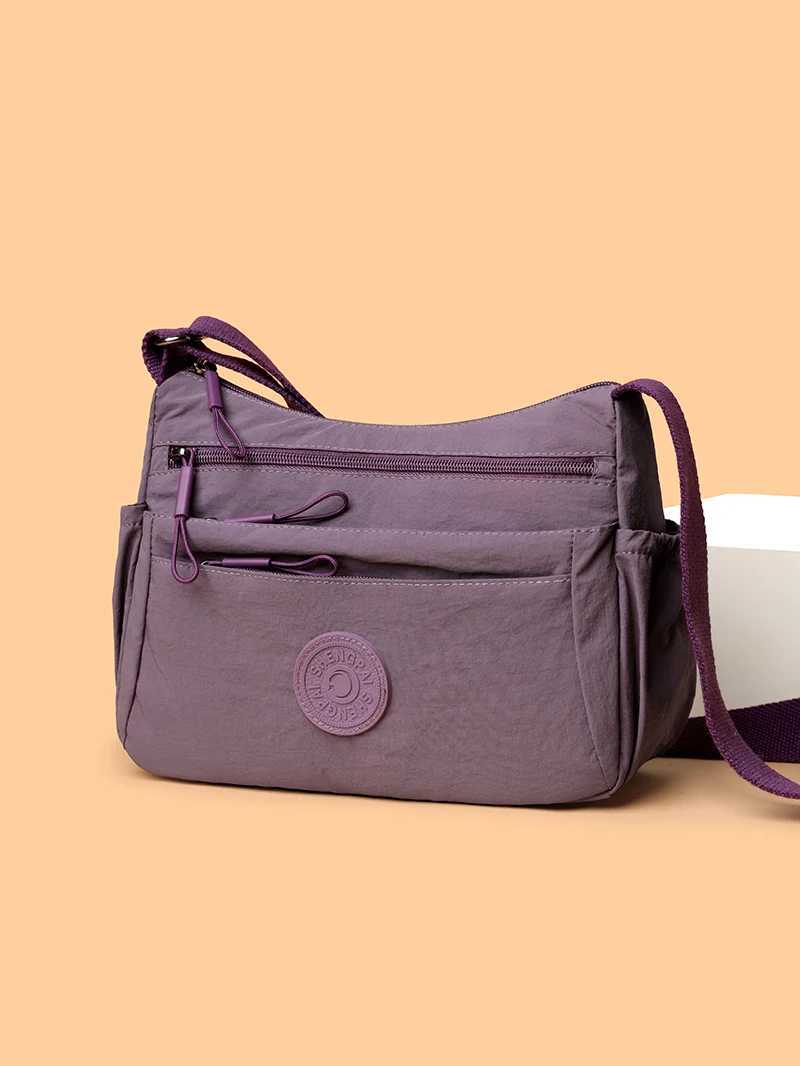 Faionable Nylon Crossbody Bag for Women Lightweight 2023 New Sle Korean Sle Leisure Walking Small Bag U Home Brand