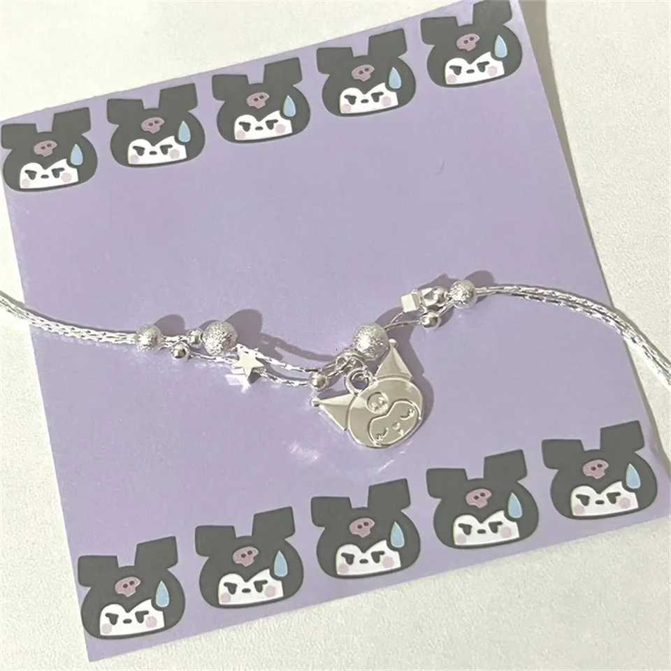 Sanrio Kawaii Sanrio Hello Kitty Bracelet Cute Cartoon My Melody Couple Star Hand Jewelry Girly Heart Jewelry Accessories Friends Gifts w250716