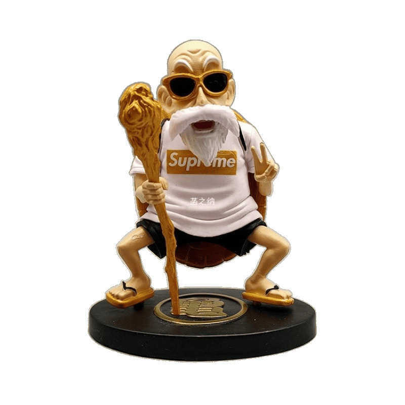 QH Dragon Ball Figurine Model Car Ornament Turtle Immortal Car Decoration Anime Figurine Creative Gift S25716