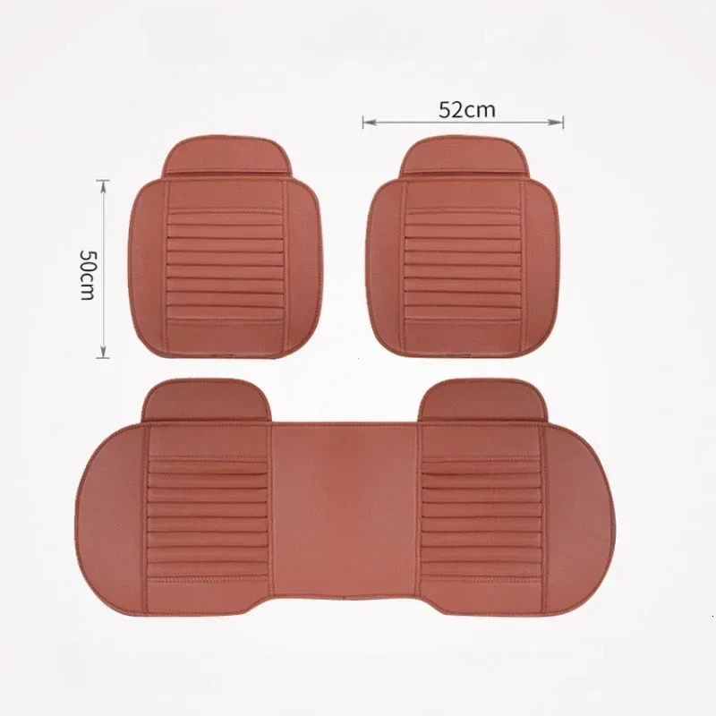 Universal Car Seat Cover Breathable PU Leather Pad Mat For Auto Chair Cushion Car Front Seat Cover Four Seasons Anti Slip Mat 250715