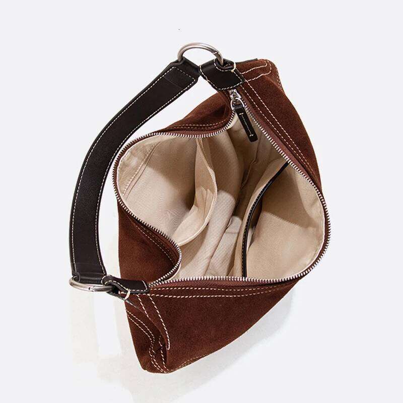 Custom Initials Genuine Leather Half Moon Bag For Women Designer Handbag Purse 2025 New In Cowhide Slim Underarm Shoulder