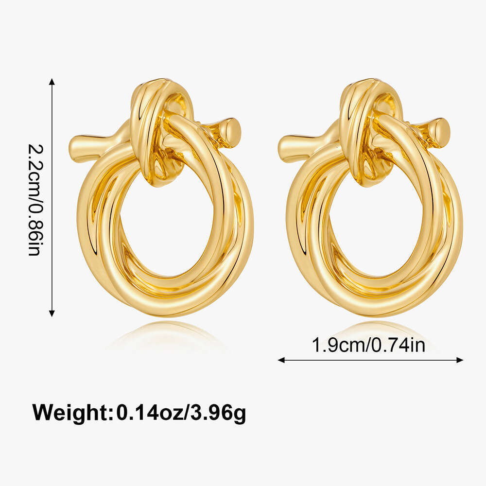 Fashionable Unique High-end Niche Design Sense Ear Studs Branch Earrings