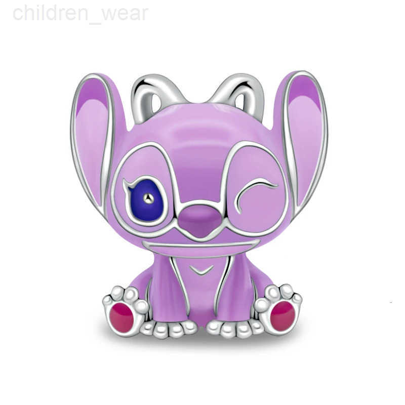 Disney Hot Sale 925 Sterling Silver Cartoon Animal Charm Suitable for 925 Sterling Silver Original Women Bracelet DIY Jewelry Gift W20250716
