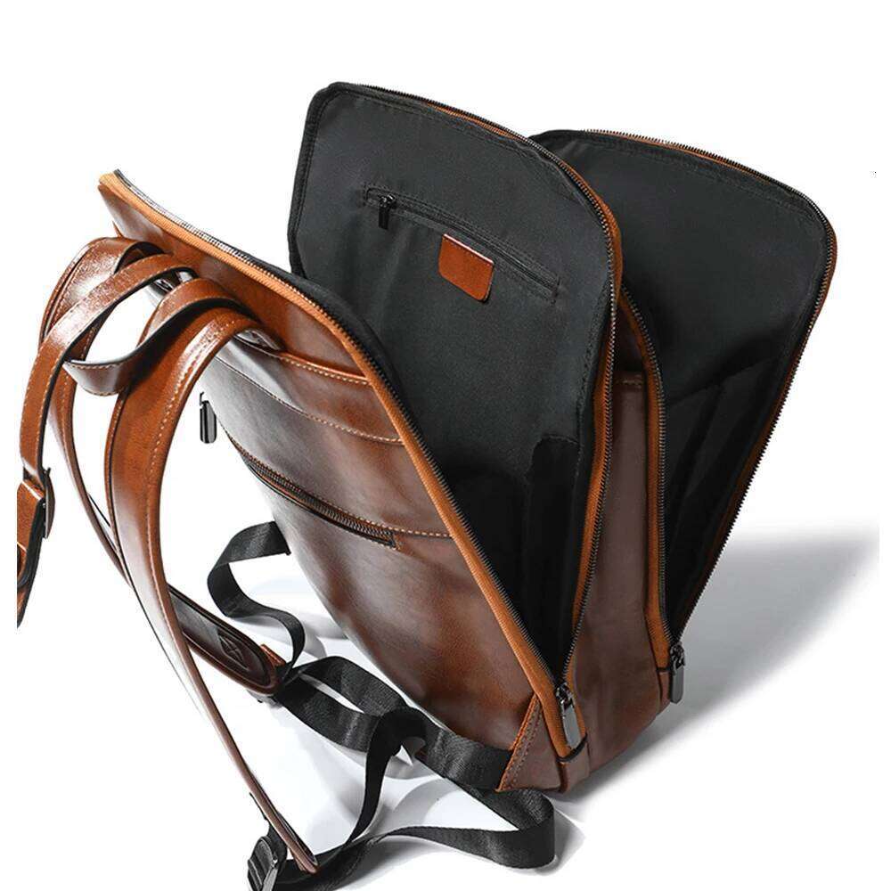 Hot Selling Genuine Backpack Women's Travel Men's Commuting Business Backpacks Fashion Soft Leather Shoulder Bag Designer Bags
