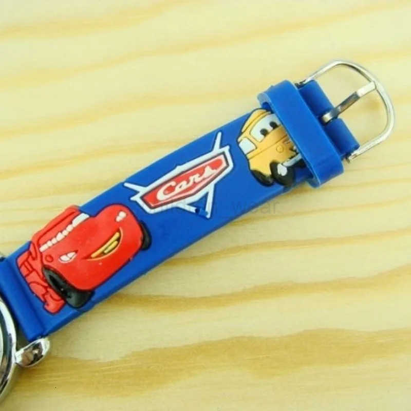 Disney Cars Lightning McQueen animation peripheral cartoon cute boy and girl pointer electronic watch Childrens Day gift wholesale W20250716
