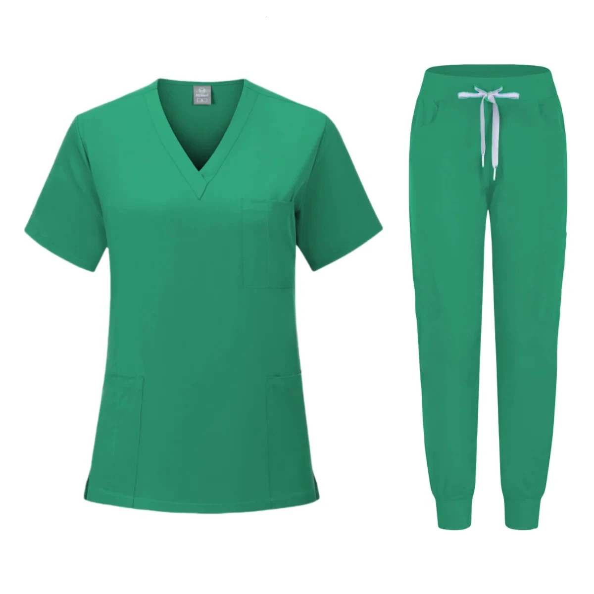 Anti Wrinkle Washable Soft Fabric Nurse Scrubs Hospital Uniform Scrubs Women Jogger Scrubs Sets Pair 250715