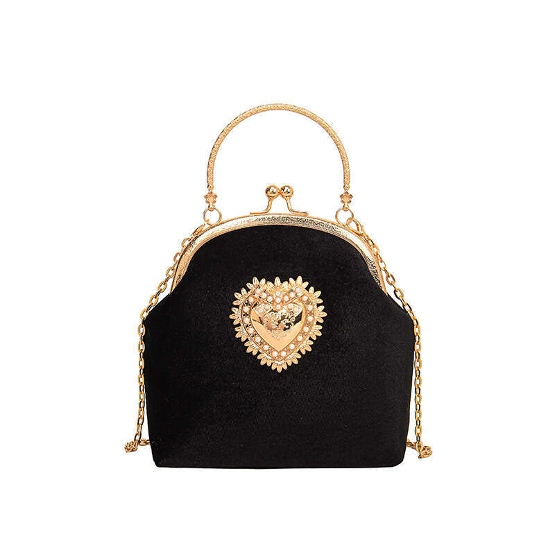 Woman bags Ladies 2025 New Chinese Style Texture Handheld Chain Crossbody Evening Bag