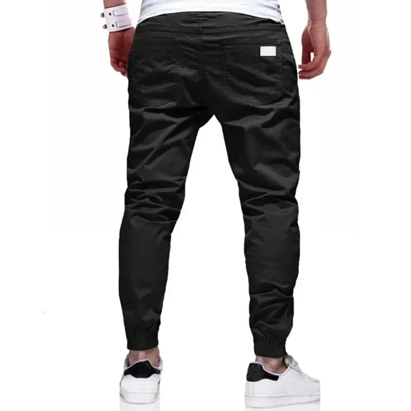 Cargo Pants Mens Loose Straight sports Clothing Solid color sweatpants Large size Joggers Woven pants Casual Male Trousers 250715