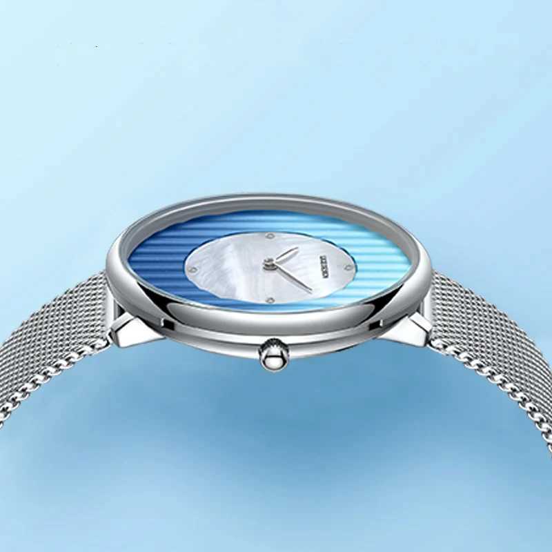 LIGE Fashion Quartz Women Luxury Ladies Dr Wrist Mesh Belt Waterproof Fem es Girls Clocks Relogio Fnino Y250715