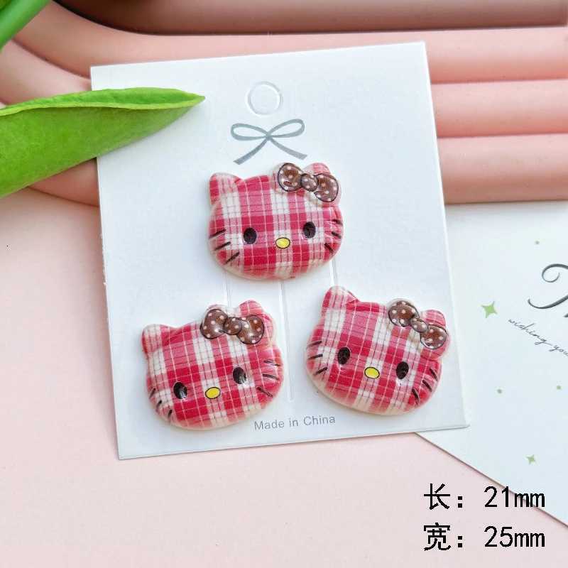 Sanrio New Jibbitz Grid Hello Kitty Shoes Charms for Clogs Fashion DIY Accessories Summer Beach Sandals Shoes Accessories w250716